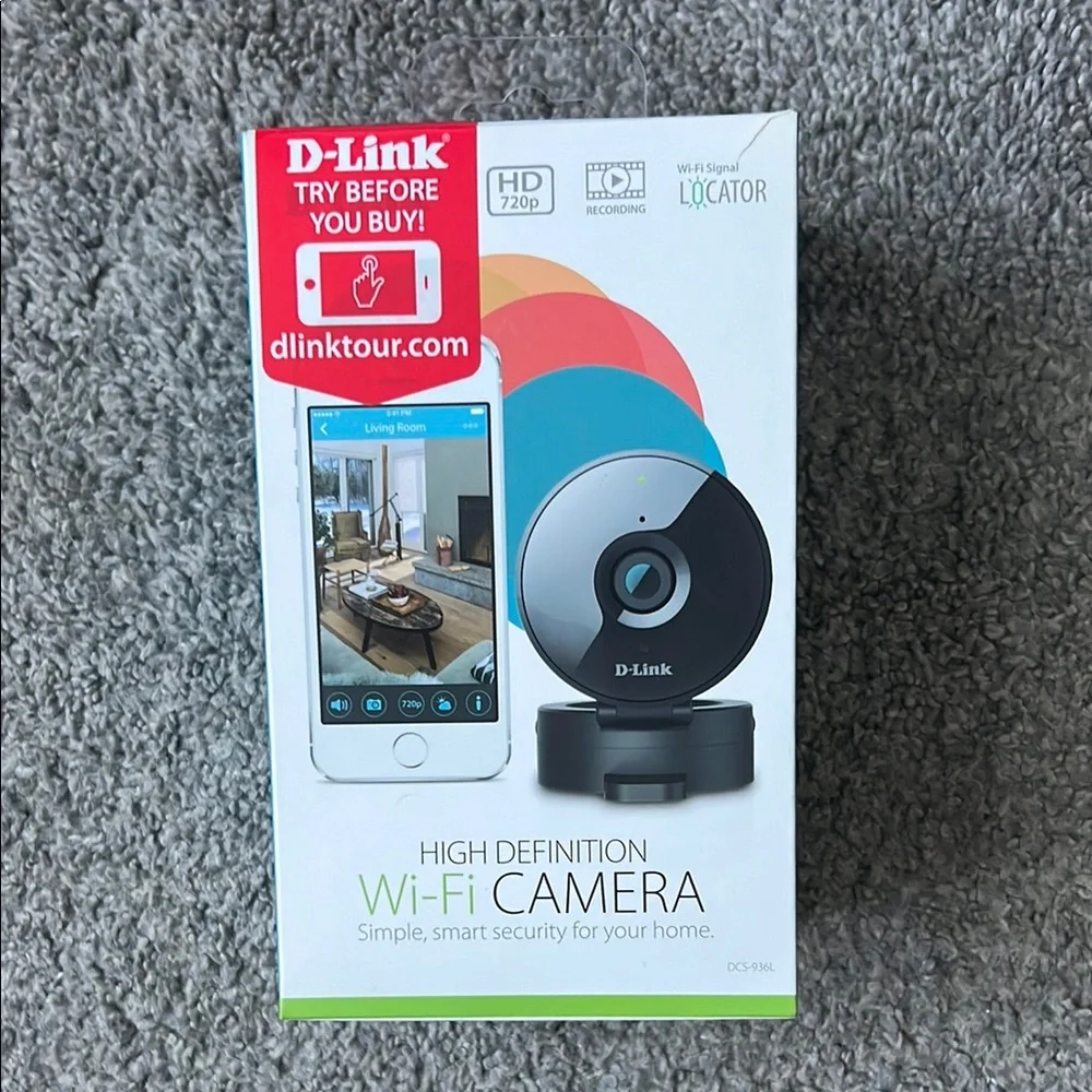 D-Link Black Wi-Fi Camera